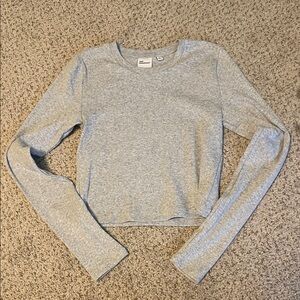 Aritzia Homestretch Rib Crew Waist Longsleeve